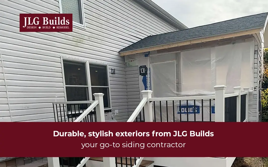 Reimagine your home’s exterior with JLG Builds, the siding contractor you need.