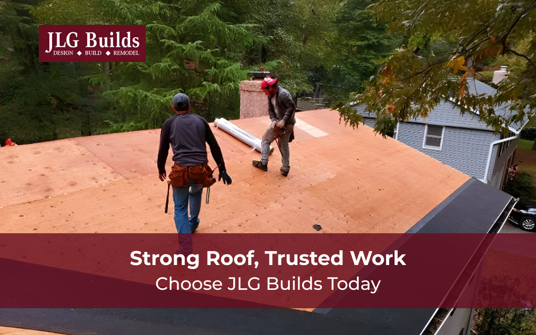 Trust JLG Builds for reliable roofing services that stand the test of time.