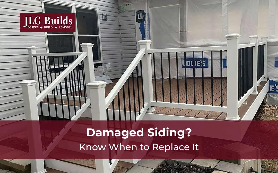 Rely on JLG Builds for dependable, high-quality siding repair every time.