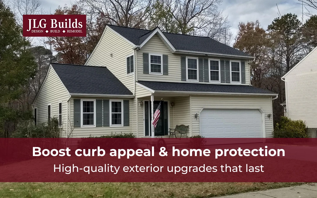 JLG Builds offers exterior remodeling that improves style, strength, and value.